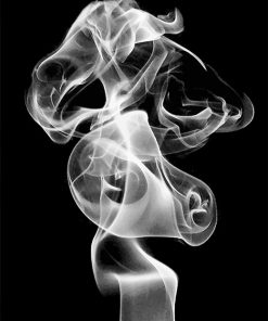 Black Smoke Paint By Numbers