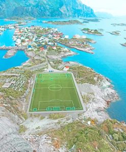 Soccer Green Field Paint By Numbers