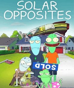 Solar Opposites Animated Sitcom Paint By Numbers