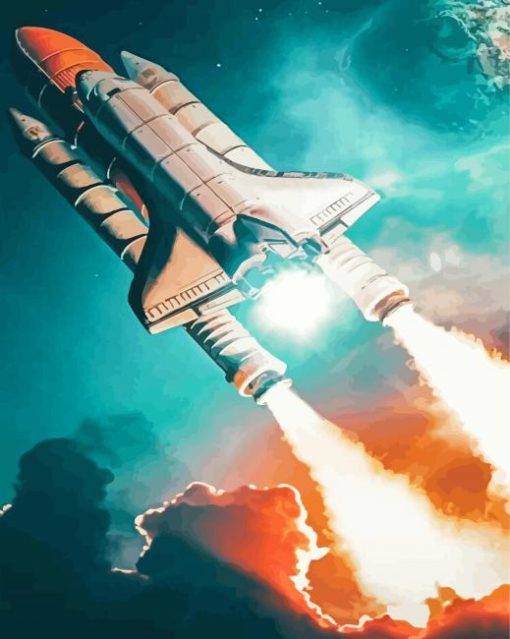 space-shuttle-discovery-in-space-paint-by-numbers