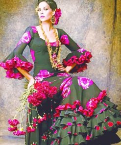 Spanish Gypsy Tango Paint By Numbers