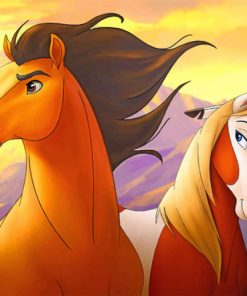 Horse Animation Spirit Paint By Numbers