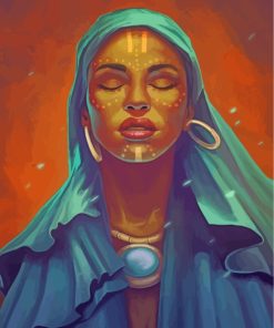 African Woman Paint By Numbers
