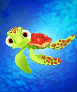 Finding Nemo Squirt Turtle Paint By Numbers