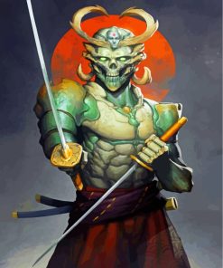 Samurai Skull Warriors Paint By Numbers