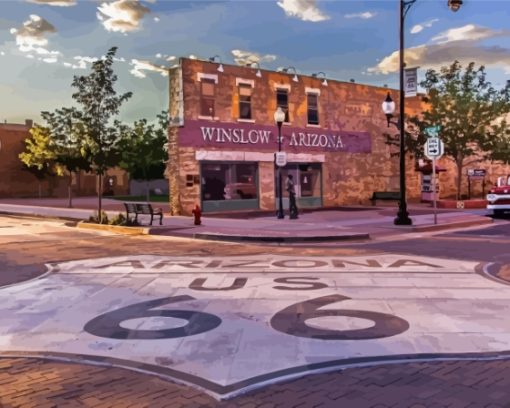 standing-on-the-corner-in-Winslow-Arizona-paint-by-numbers