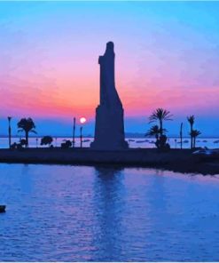 Silhouette of Cristobal Huelva Paint By Numbers