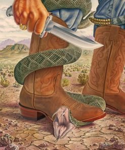 Snake Encounter Westerns Paint By Numbers