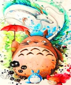 Studio Ghibli Art Paint By Numbers
