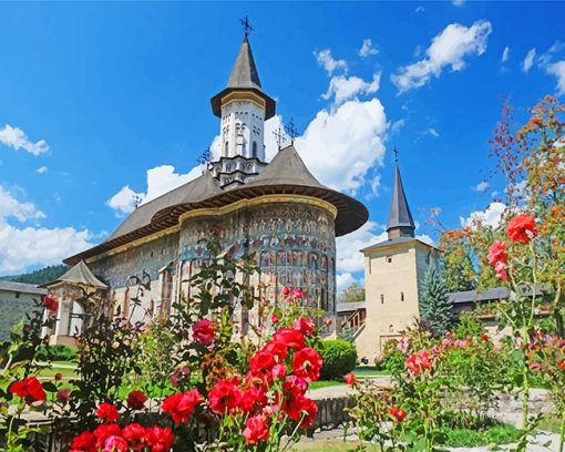 sucevita-monastery-Church-adult-paint-by-numbers