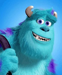 James P Sullivan Monster University Paint By Numbers