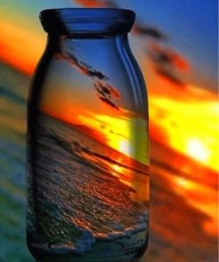 Beach Sunset Paint By Numbers