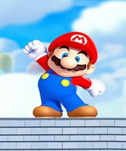 Super Mario Video Game Paint By Numbers