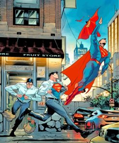 Clark Kent Animation Paint By Numbers