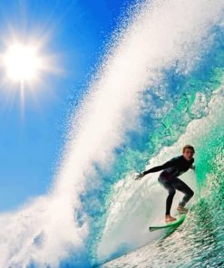 Beach Surfing Adventure Paint By Numbers