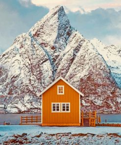 Sweden Snowy Mountains Paint By Numbers
