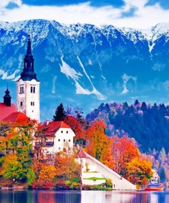 Swedish Seascape Paint By Numbers