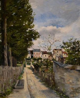 Montmartre Spring Scenes Paint By Numbers