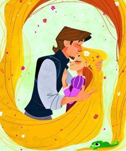 Tangled Disney Princess Paint By Numbers