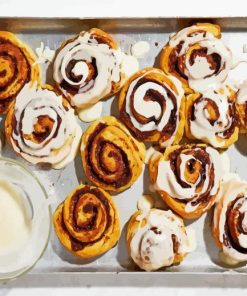 Tasty Cinnamon Delight Paint By Numbers