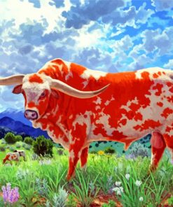 Texas Longhorn Wildlife Paint By Numbers