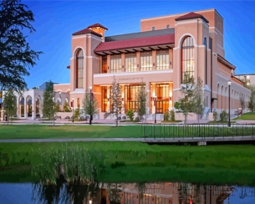 texas-state-university-Performing-Arts-Center-paint-by-numbers