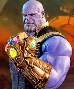 Thanos Infinity Gauntlet Paint By Numbers