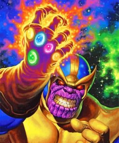 Thanos Villain Marvel Paint By Numbers