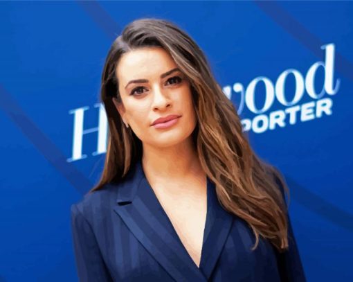 the-actress-Lea-Michele-paint-by-numbers