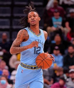 Ja Morant Basketball Paint By Numbers