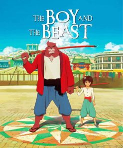 The Boy and The Beast Illustrated Paint By Numbers
