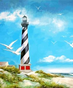 The Cape Hatteras Beach Scene Paint By Numbers