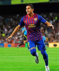 Alexis Sanchez Football Star Paint By Numbers