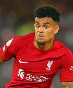Football Star Luis Diaz Paint By Numbers