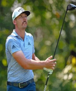 Sam Burns Golf Star Paint By Numbers