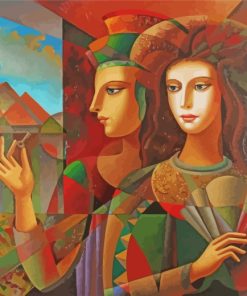 Abstract Woman Paint By Numbers