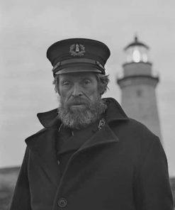 Willem Dafoe Black and White Paint By Numbers