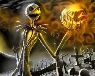 The Pumpkin King Halloween Paint By Numbers