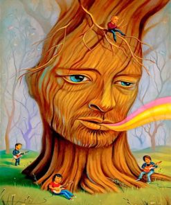 Surrealist Nature Scene Paint By Numbers