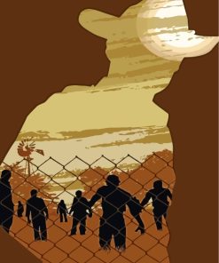 Walking Dead Series Paint By Numbers
