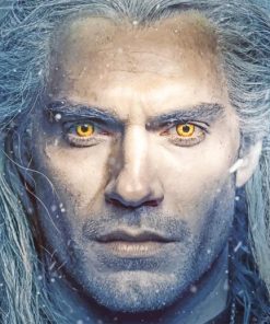 Geralt of Rivia Witcher Paint By Numbers