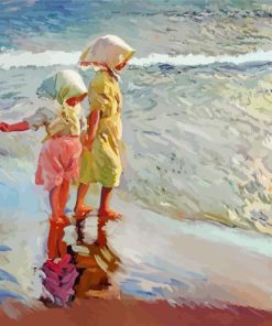 Three Sisters Seaside Paint By Numbers