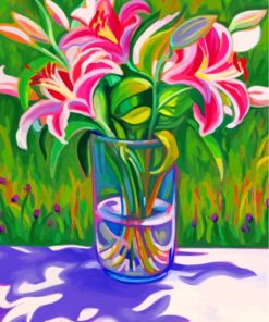 Tiger Lily Flower Paint By Numbers