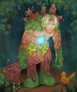 Tired Tree Man Artwork Paint By Numbers