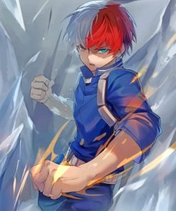 Todoroki Bnha Paint By Numbers