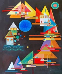 Spitzen in Bogen by Kandinsky Paint By Numbers