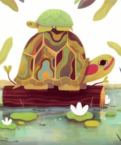 Tortoise Wildlife Paint By Numbers