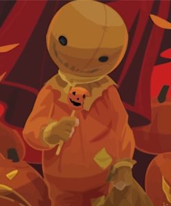 Creepy Sam Halloween Paint By Numbers