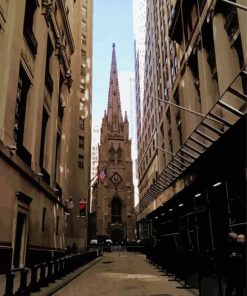 Trinity Church Valley View Pennsylvania Paint By Numbers