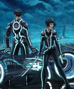 Tron Legacy Characters Paint By Numbers